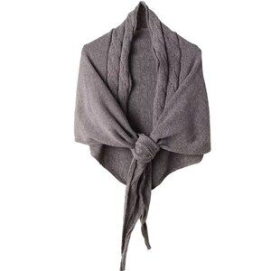 NWT Free People Coastline Cable Knit Scarf Wrap Shawl